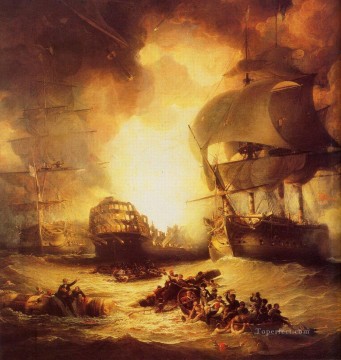 Landscapes Painting - Aboukir Naval Battles